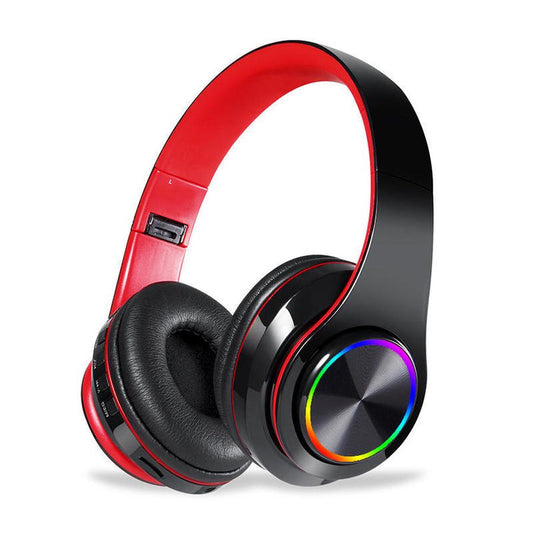 JMT-947402 Foldable Bluetooth Earphones with 40mm Subwoofer, Soft Protein Leather Cushions, and Hands-Free Calling