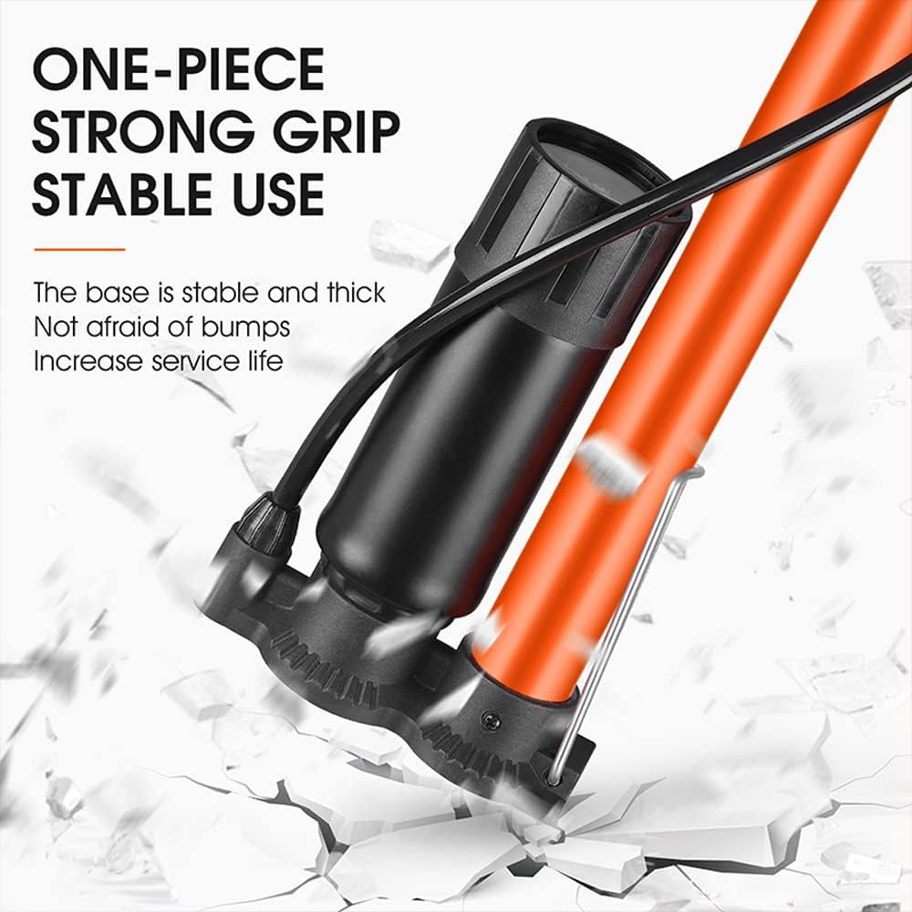 JMT-947594 Heavy Duty Floor Standing Mini Bike Tire Pump with Gauge