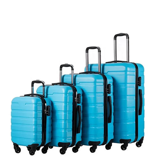 JMT-947786 ABS Hard Luggage Travel Suitcase Set - 3-Piece Travel Set for Efficient Packing and Easy Transportation