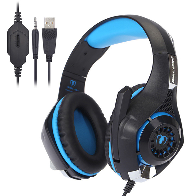 JMT-948298 Luminous Wired Gaming Headset with Microphone for Immersive Audio Experience