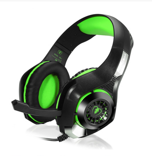 JMT-948298 Luminous Wired Gaming Headset with Microphone for Immersive Audio Experience