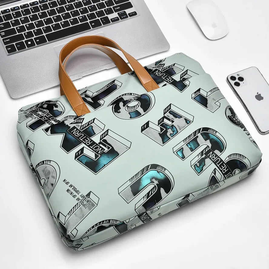 JMT-948554 Fashionable Waterproof Laptop Tote Bag for Students and Professionals