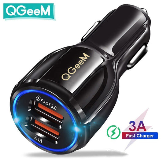 JMT-948554 Smart Car Charger with USB Interface, 24V Input, 5V/9V/12V Output, 1800mA Charging Current