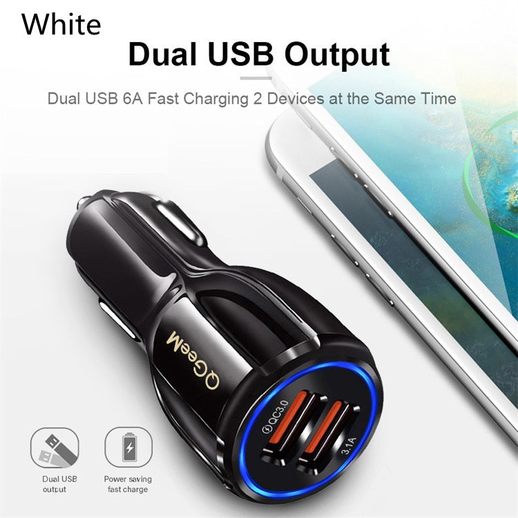 JMT-948554 Smart Car Charger with USB Interface, 24V Input, 5V/9V/12V Output, 1800mA Charging Current