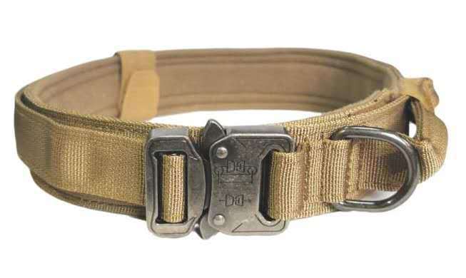 JMT-948874 Outdoor Tactical Dog Training Collar - Cotton Material, Adjustable Sizes M to XL for All Seasons