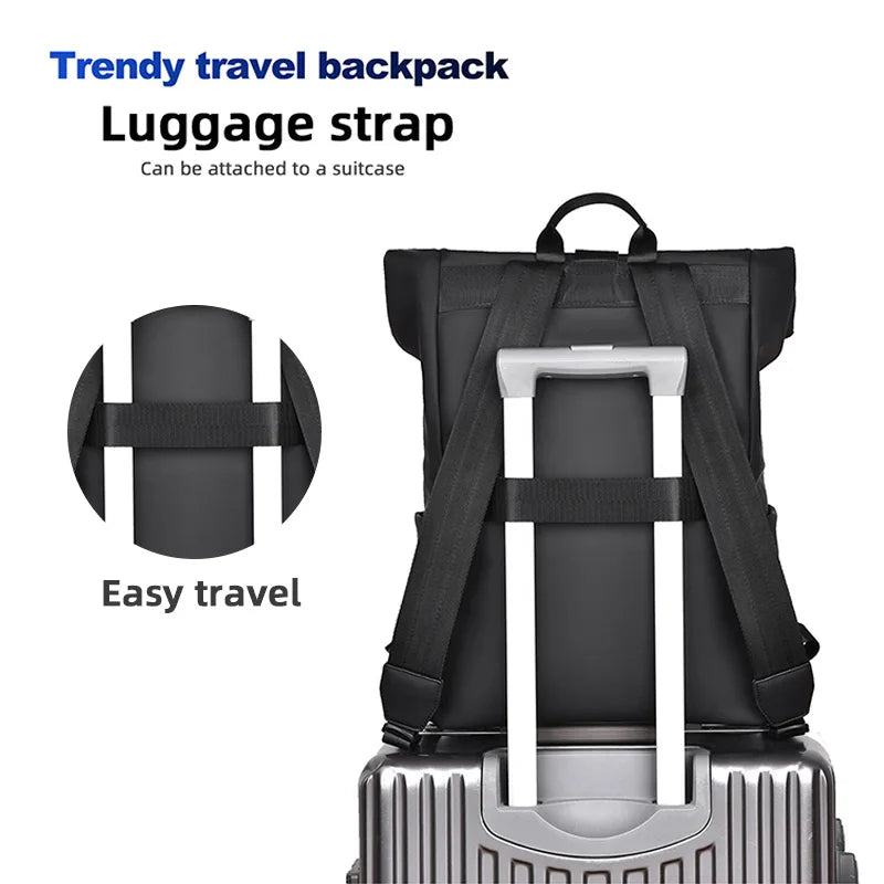 JMT-949386 Fashionable 17-Inch Outdoor Leisure Backpack for Students and Travel