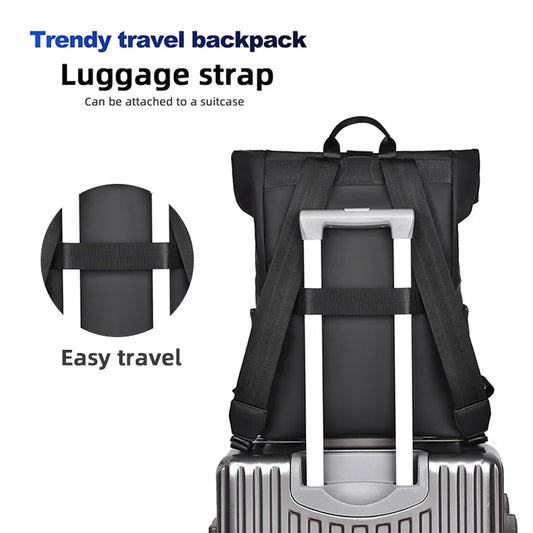 JMT-949386 Fashionable 17-Inch Outdoor Leisure Backpack for Students and Travel