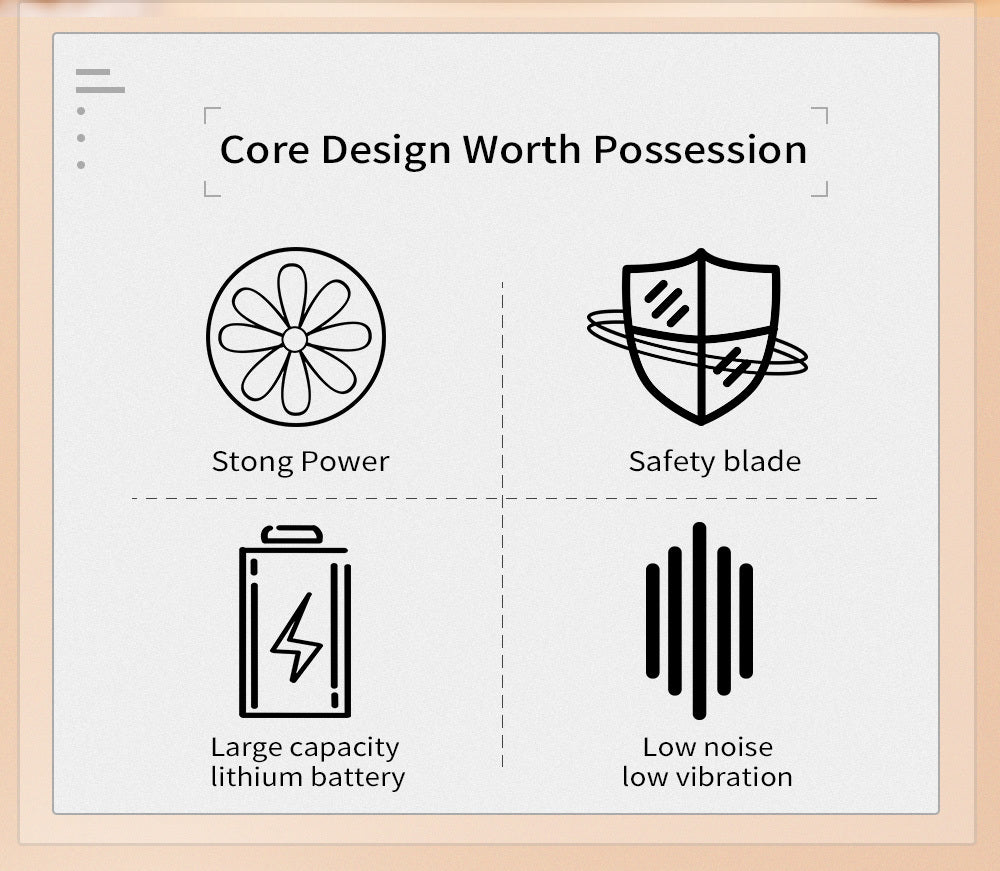 JMT-949450 Professional Pet Clipper with Titanium Ceramic Blade, Large Capacity Rechargeable Battery, and 4 Positioning Combs for Grooming Dogs