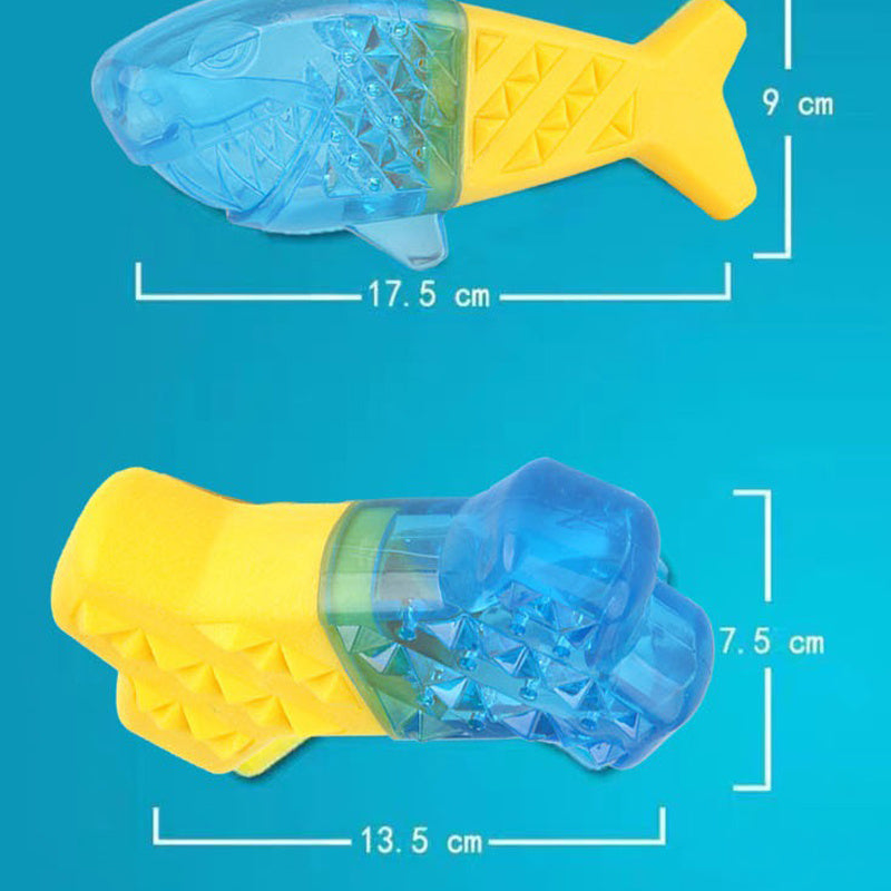 JMT-949514 Frozen Water-Filled Chew Toys for Dogs - Ball, Bone, and Fish Styles Available