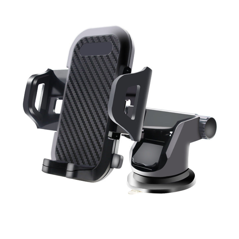 JMT-950218 Carbon Fiber Car Phone Holder - Anti-Vibration, Anti-Skid for 4.0-7.0 inch Devices