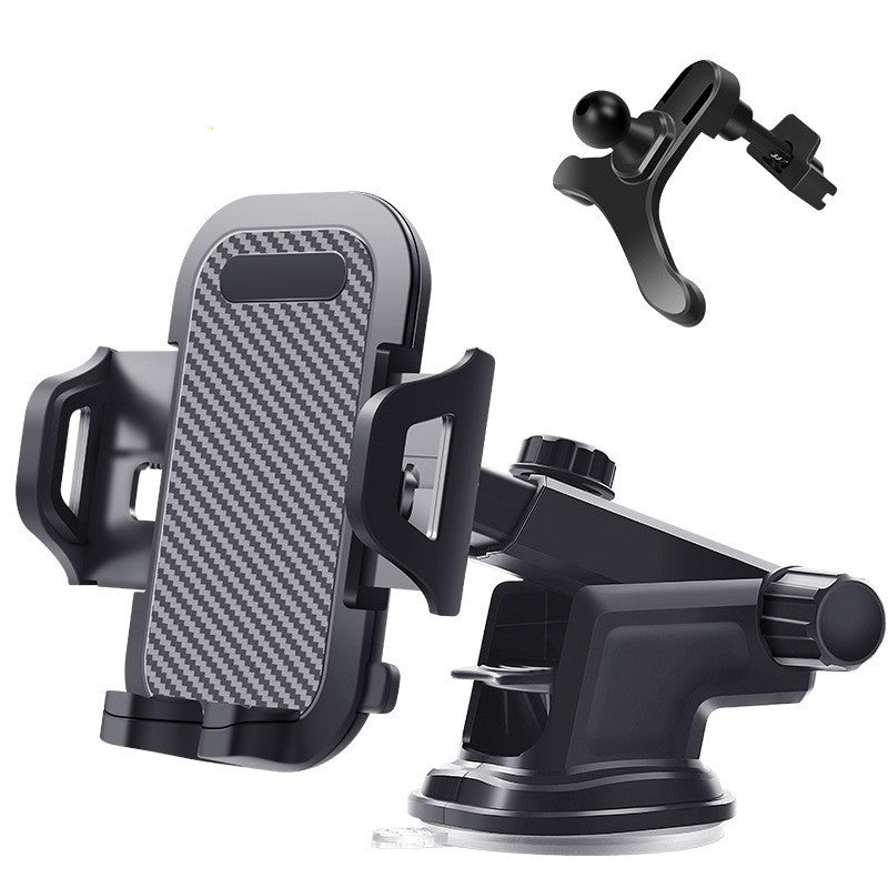 JMT-950218 Carbon Fiber Car Phone Holder - Anti-Vibration, Anti-Skid for 4.0-7.0 inch Devices