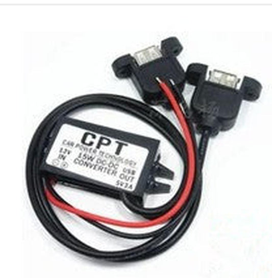 JMT-950538 DC Voltage Converter 12V to 9V 2A with Overload Protection and Waterproof Design