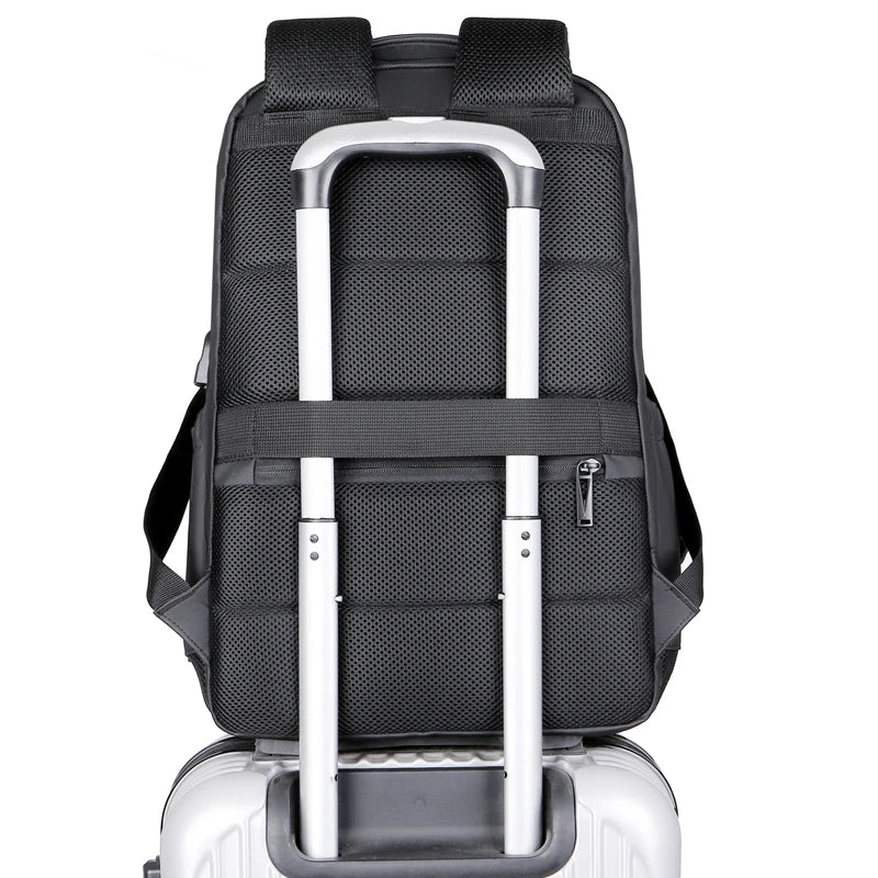 JMT-950538 Stylish Foldable Anti-Theft Laptop Backpack with Side Pockets for Travel