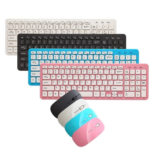 JMT-950986 Wireless Keyboard and Mouse Set with Adjustable DPI and Ergonomic Design, Silent Operation, Chocolate Keycaps