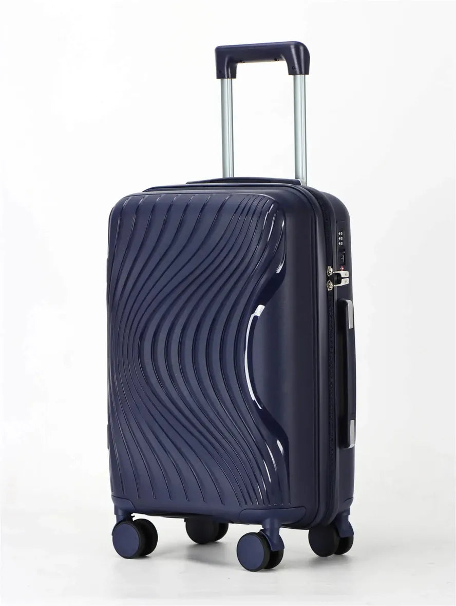JMT-951242 Lightweight Hard Shell Travel Luggage Set - Durable PP Material Suitcase