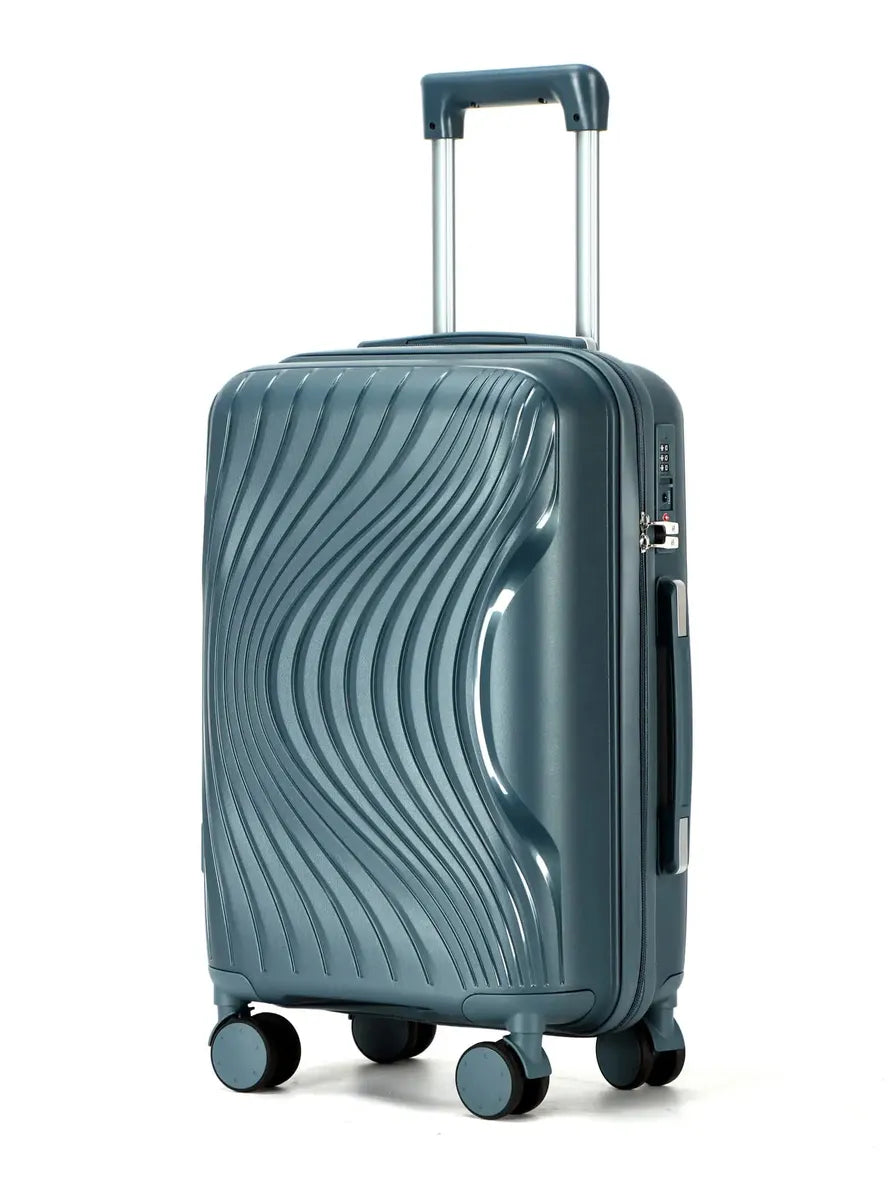 JMT-951242 Lightweight Hard Shell Travel Luggage Set - Durable PP Material Suitcase
