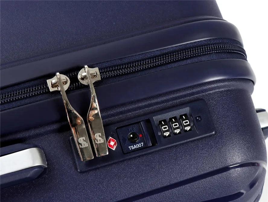 JMT-951242 Lightweight Hard Shell Travel Luggage Set - Durable PP Material Suitcase