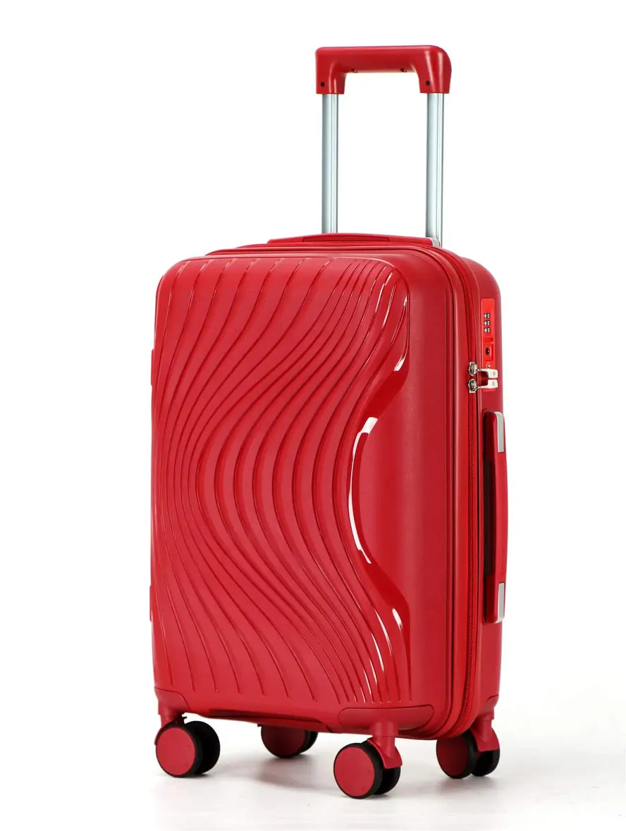 JMT-951242 Lightweight Hard Shell Travel Luggage Set - Durable PP Material Suitcase