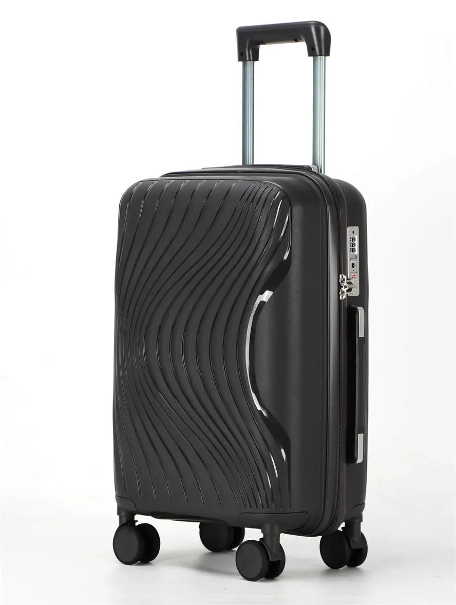 JMT-951242 Lightweight Hard Shell Travel Luggage Set - Durable PP Material Suitcase