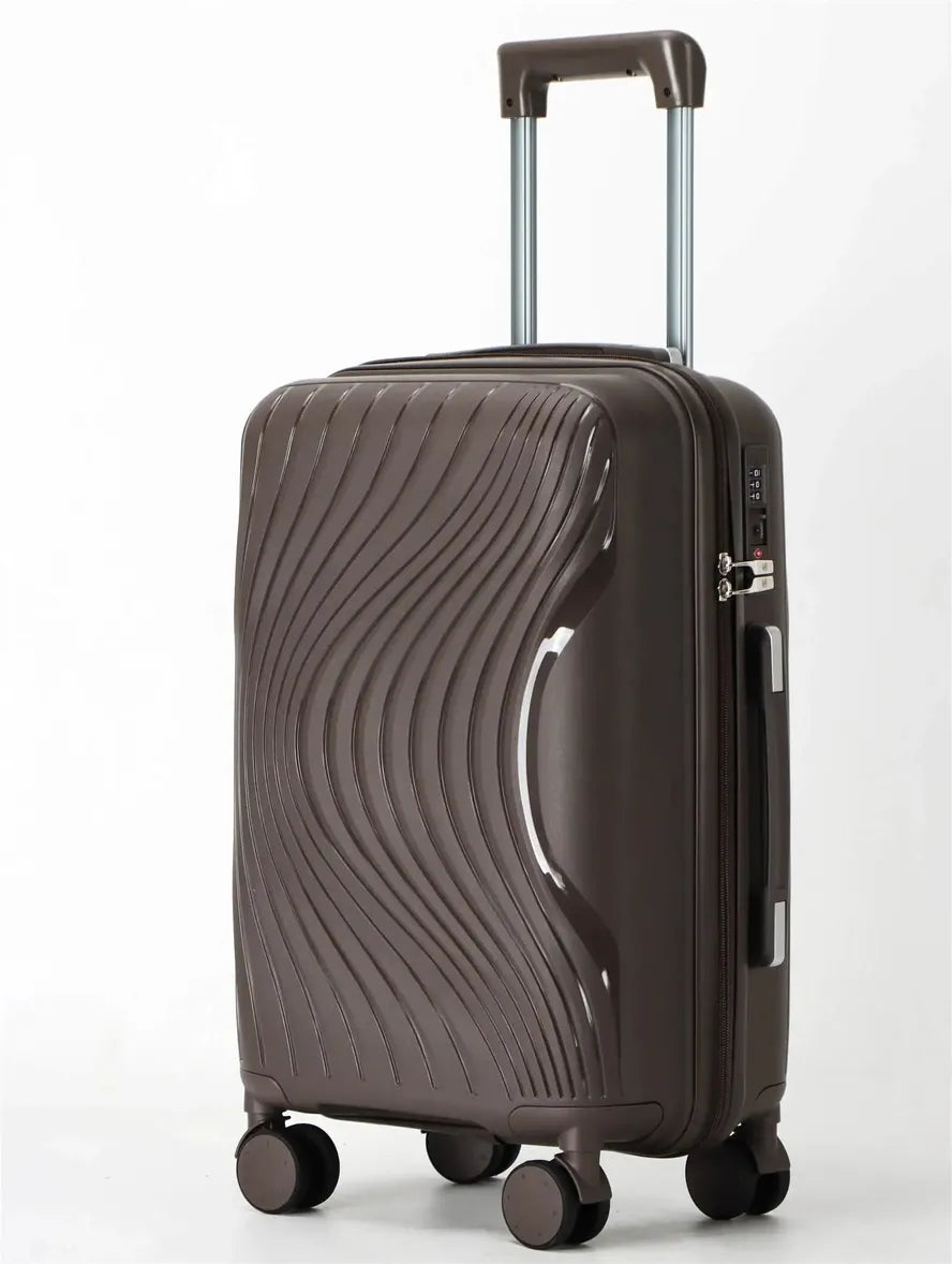 JMT-951242 Lightweight Hard Shell Travel Luggage Set - Durable PP Material Suitcase