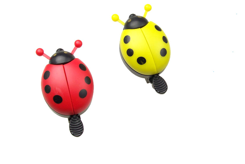 JMT-951434 Charming Ladybug Bicycle Bell for Safe and Fun Rides