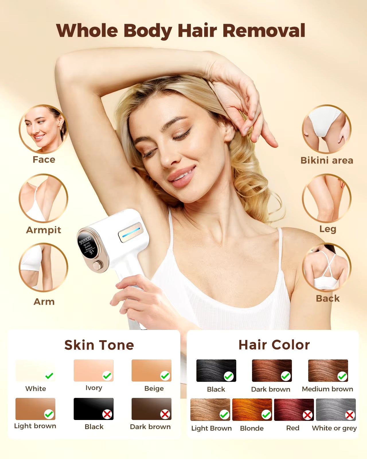 JMT-951498 Premium Hair Removal Device for Smooth Skin