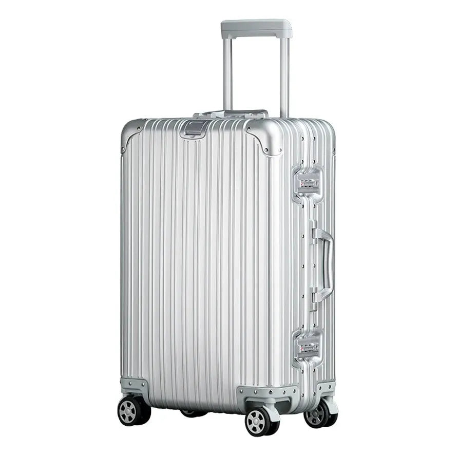 JMT-951626 Custom Pattern Magnesium-Aluminium Alloy Travel Trolley Suitcase