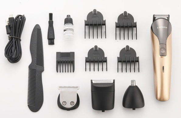 JMT-951754 Multifunctional Electric Hair Clipper with Adjustable Blades for Haircutting, Shaving, and Trimming