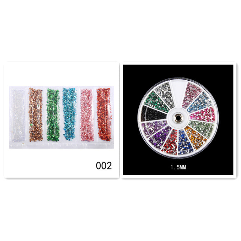 JMT-951818 Diamond Glass Fragments for Nail Art - Gold and Silver Broken Glass Sequins (26g, QCR10128)