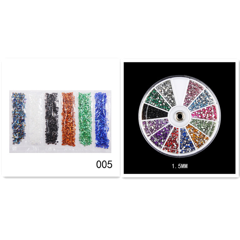 JMT-951818 Diamond Glass Fragments for Nail Art - Gold and Silver Broken Glass Sequins (26g, QCR10128)
