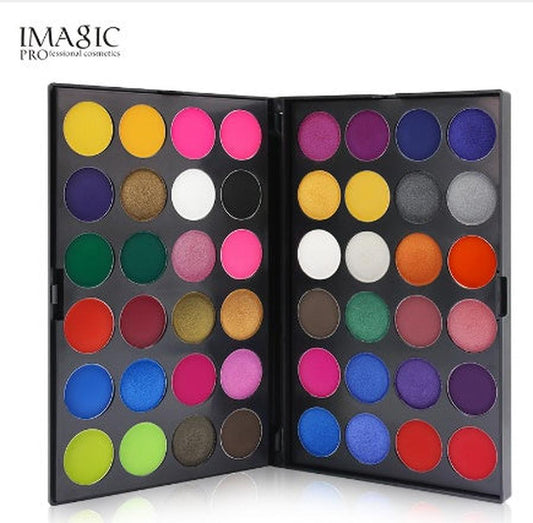 JMT-951946 48-Color Double Layer Eye Shadow Palette - Earth Tone Makeup Disc