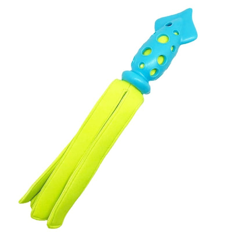 JMT-952650 Interactive Squeaky Cuttlefish Toy for Dog Teeth Cleaning - Safe Rubber & Waterproof Fabric, 39CM
