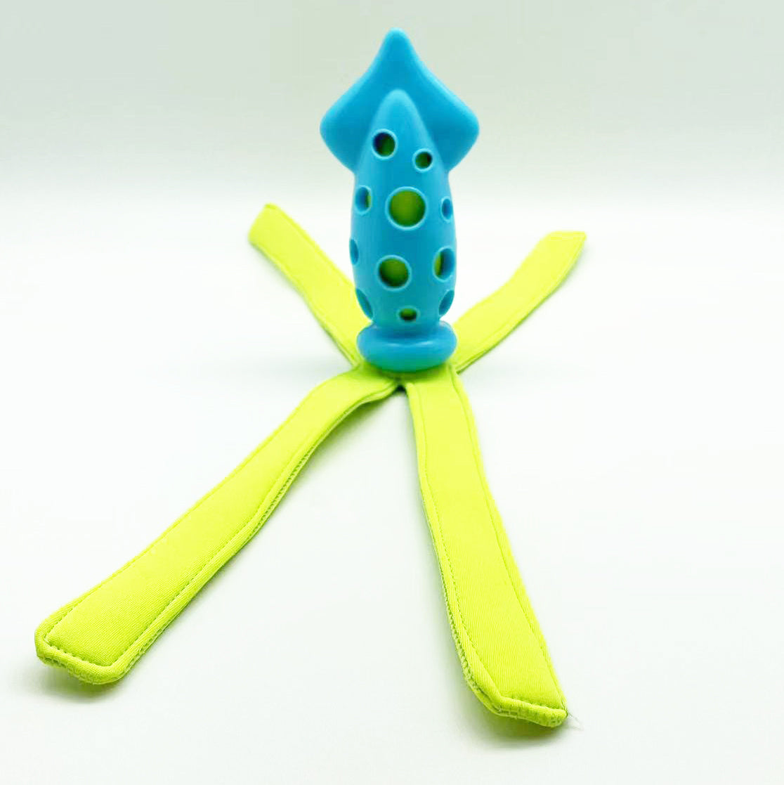 JMT-952650 Interactive Squeaky Cuttlefish Toy for Dog Teeth Cleaning - Safe Rubber & Waterproof Fabric, 39CM