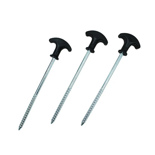 JMT-952714 Titanium and Stainless Steel Camping Tent Pegs - Durable, Lightweight, and Reliable Ground Stakes for Outdoor Use