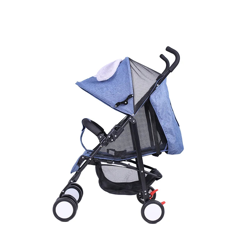 JMT-953098 Foldable 2-in-1 Baby Stroller Walker for Spring/Summer Use