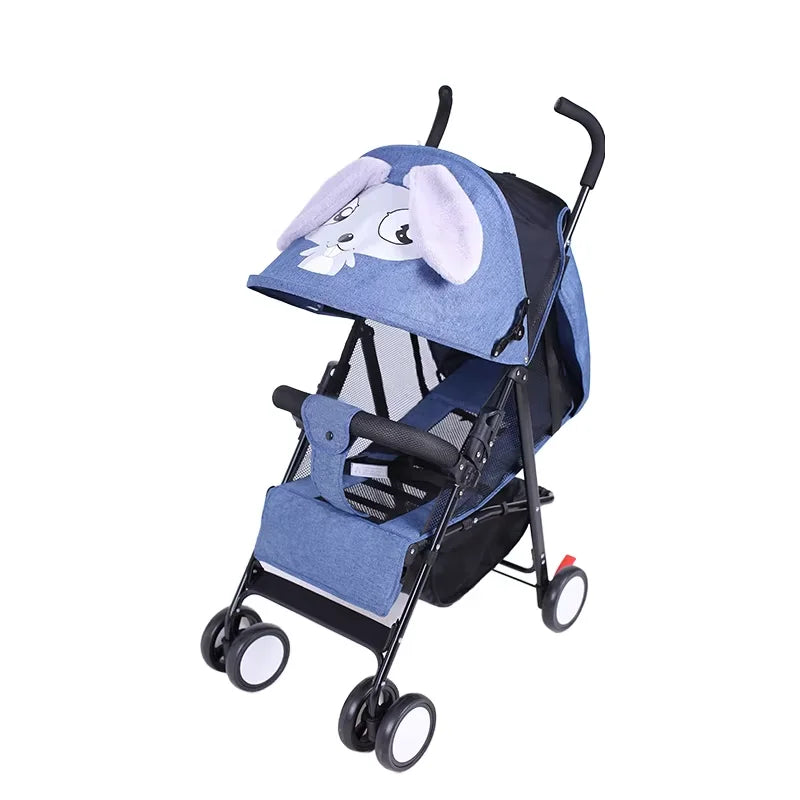 JMT-953098 Foldable 2-in-1 Baby Stroller Walker for Spring/Summer Use
