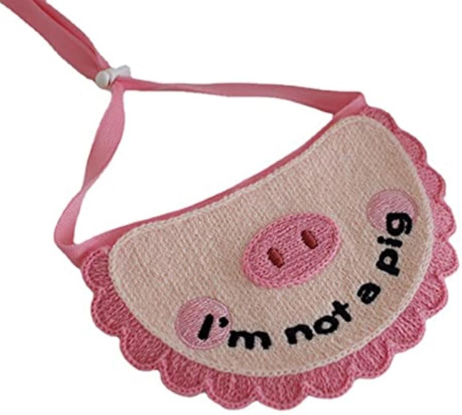 JMT-953290 Ultra Soft Crocheted Cat Towel with Adorable Pig Design for Pet Care