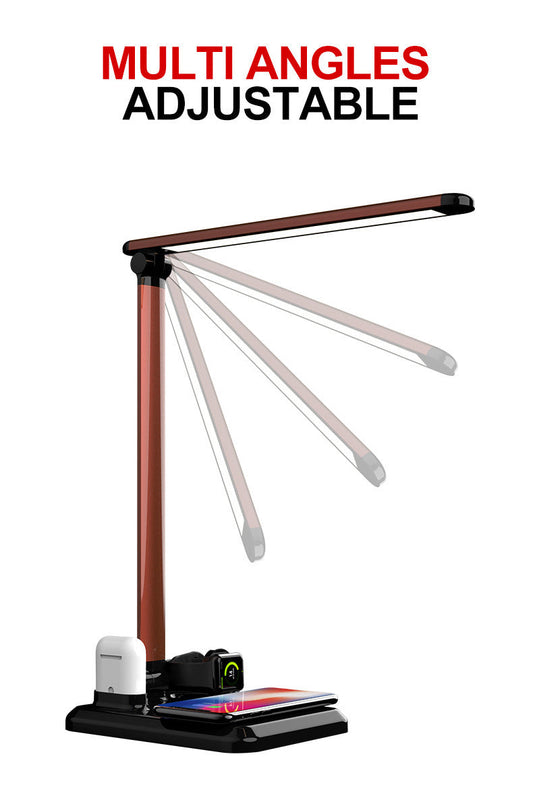 JMT-953354 4-in-1 Wireless Charging Desk Lamp for Apple Devices – Compatible with iPhone, Watch, and Headset