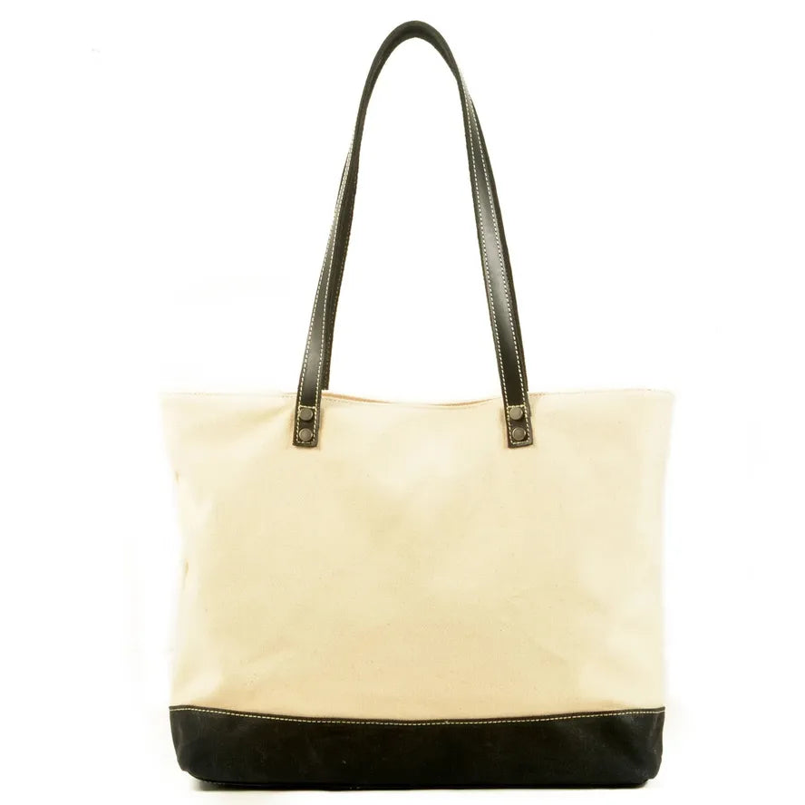 JMT-953354 Retro Fashion Canvas Large Shoulder Handbag with Eco-Friendly Materials