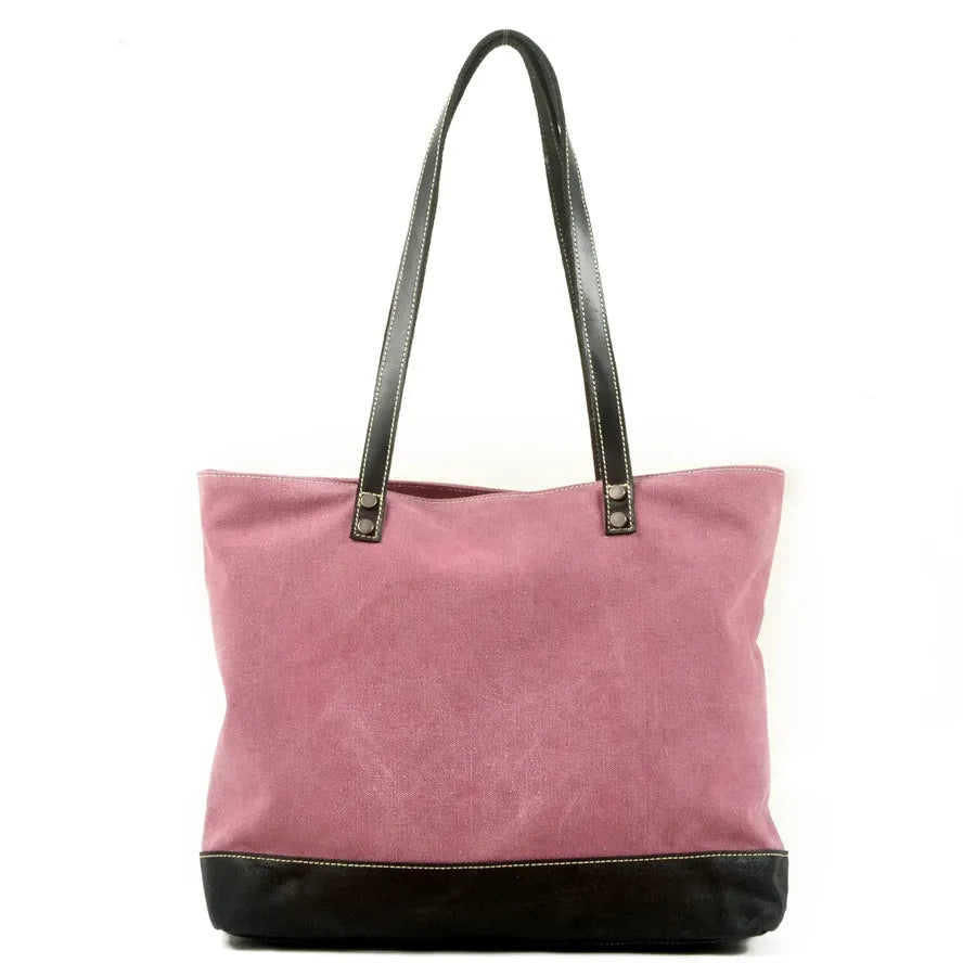 JMT-953354 Retro Fashion Canvas Large Shoulder Handbag with Eco-Friendly Materials