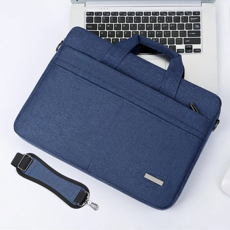 JMT-953482 Simple Stylish Unisex 15.6'' Computer Bag for Men and Women - Portable Single Shoulder Business Briefcase