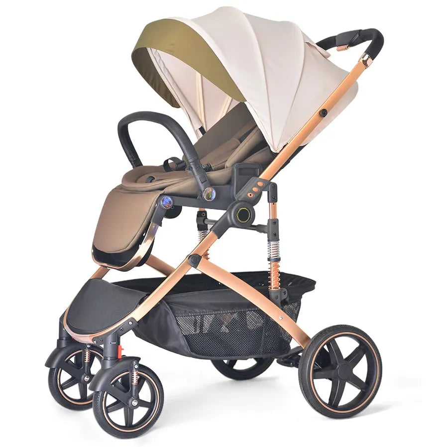 JMT-953674 Luxury 3 in 1 Baby Stroller with Cup Holder - Versatile Travel System for Infants