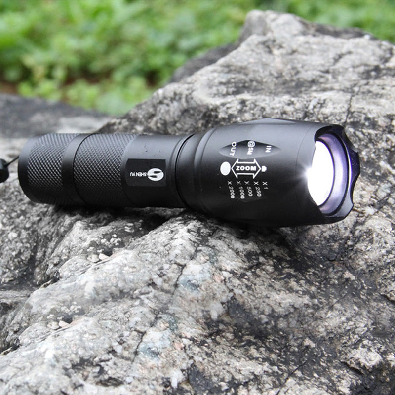 JMT-953738 High-Performance Aluminum Alloy LED Flashlight with 18650 Battery, Super Bright T6 Outdoor Light
