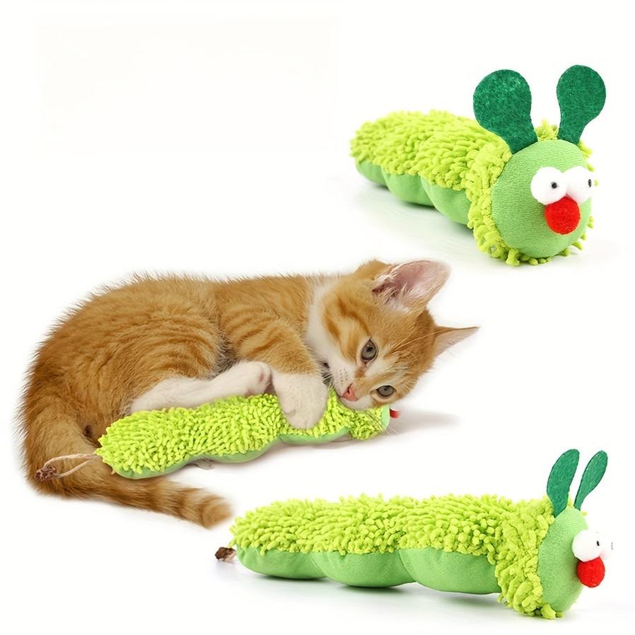 JMT-953802 Interactive Plush Cat Toy Pillow – Soft, Durable, No Battery Required, Endless Fun for Cats