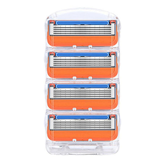 JMT-954058 Five-Layer Men's Manual Shaver with Transparent Orange Blade Box