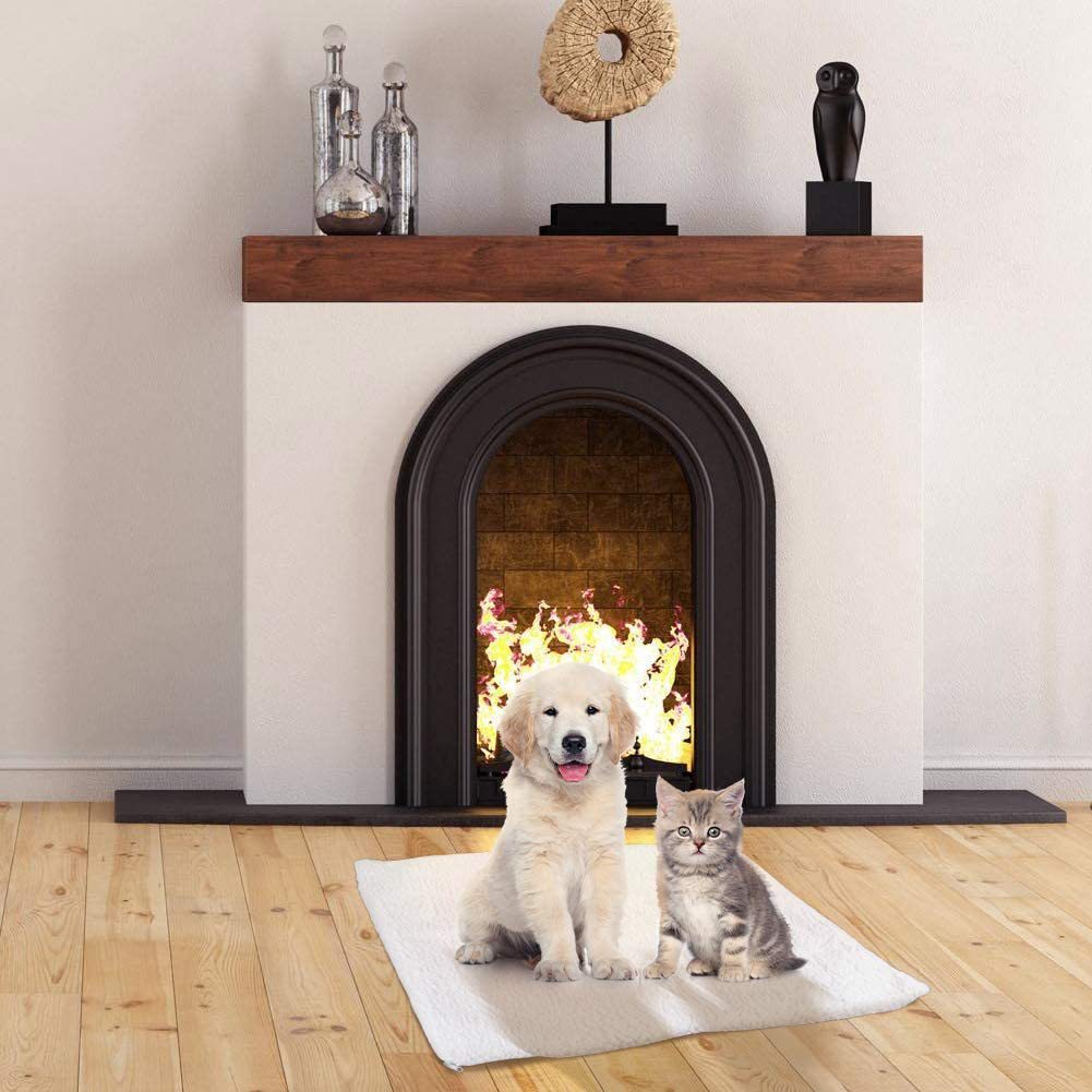 JMT-954122 Self-Heating Dog and Cat Bed Cushion with Berber Fleece - 60x45CM Thermal Pet Blanket