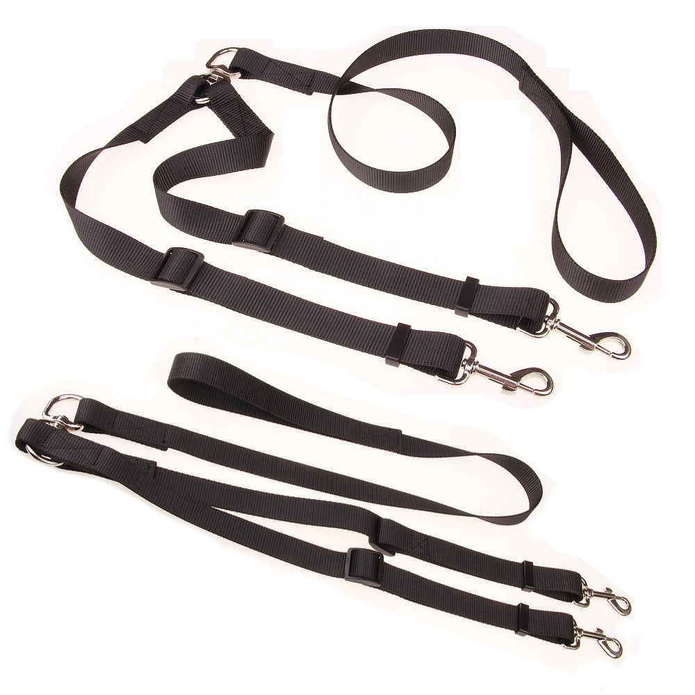 JMT-954314 Elastic Dog Running Leash with Adjustable Belt for Active Pet Adventures