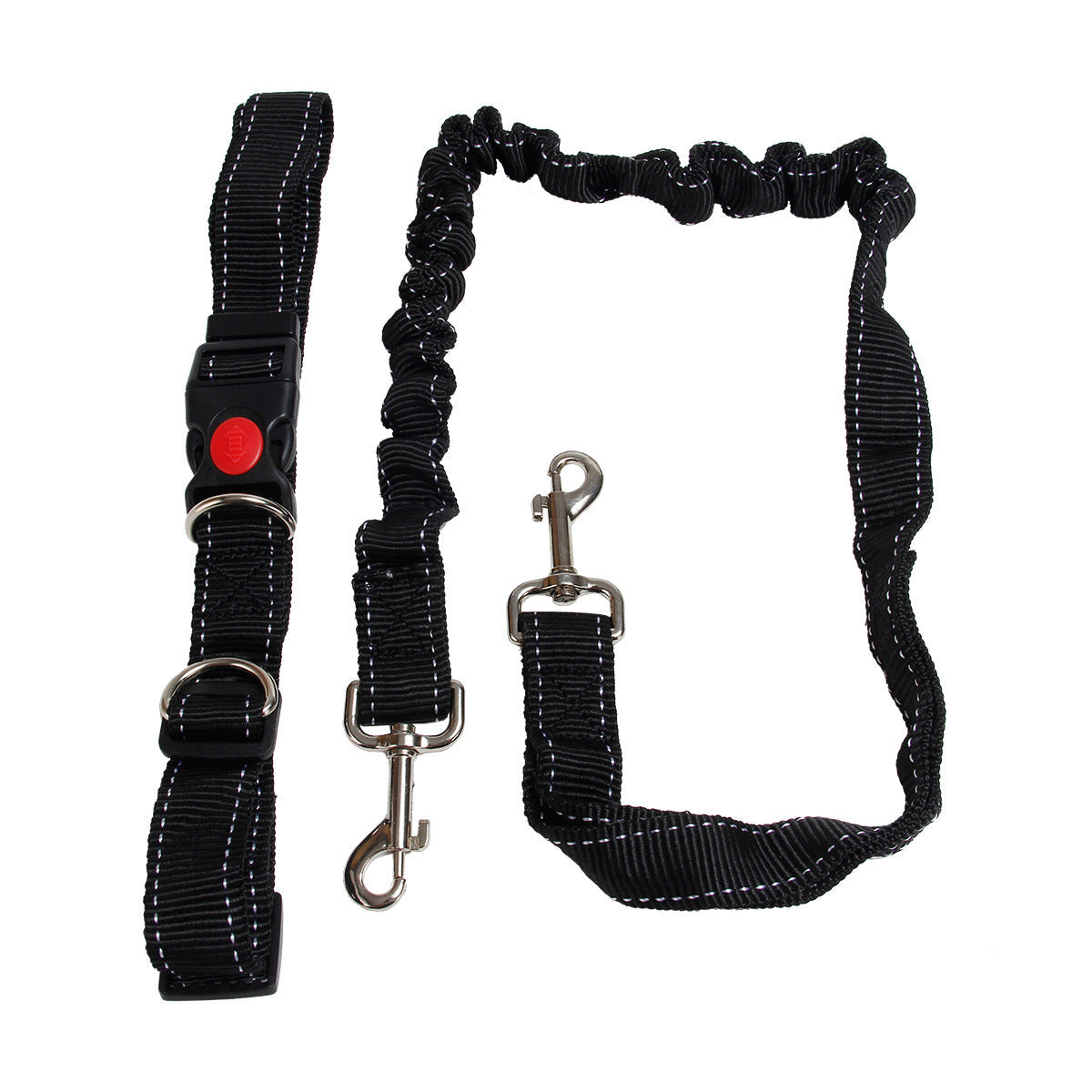 JMT-954314 Elastic Dog Running Leash with Adjustable Belt for Active Pet Adventures