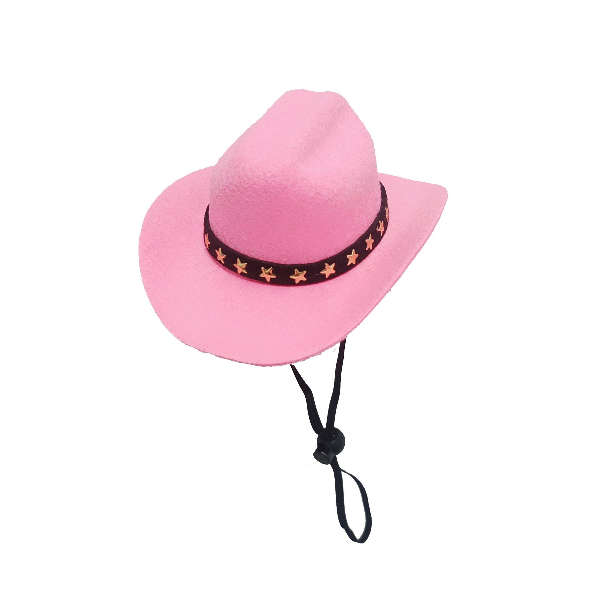 JMT-954634 Adjustable Star Cowboy Hat for Cats and Dogs - Soft Non-Woven Fabric Pet Cap for Photo Shoots and Festive Events