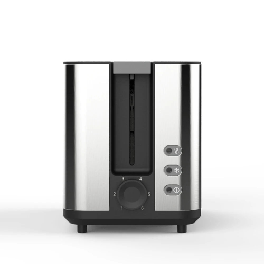 JMT-954634 Silver Electric Bread Toaster for Two Slices – Custom Logo Option Available